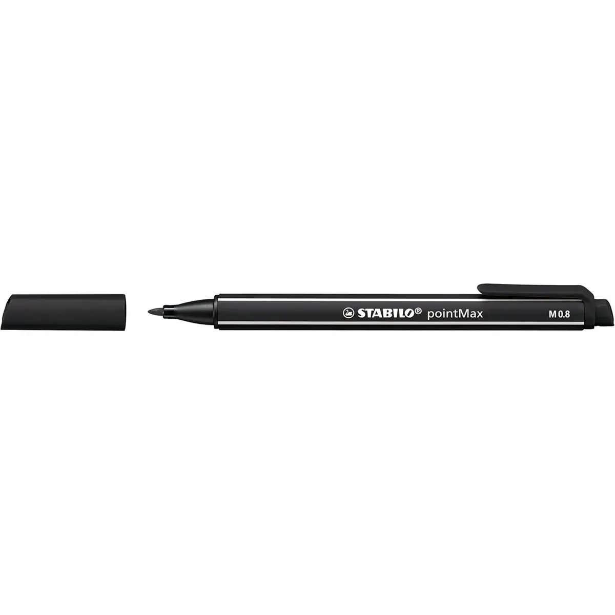 Stylo feutre Stabilo pointMax - pointe moyenne - coloris assortis - lot de 15 
