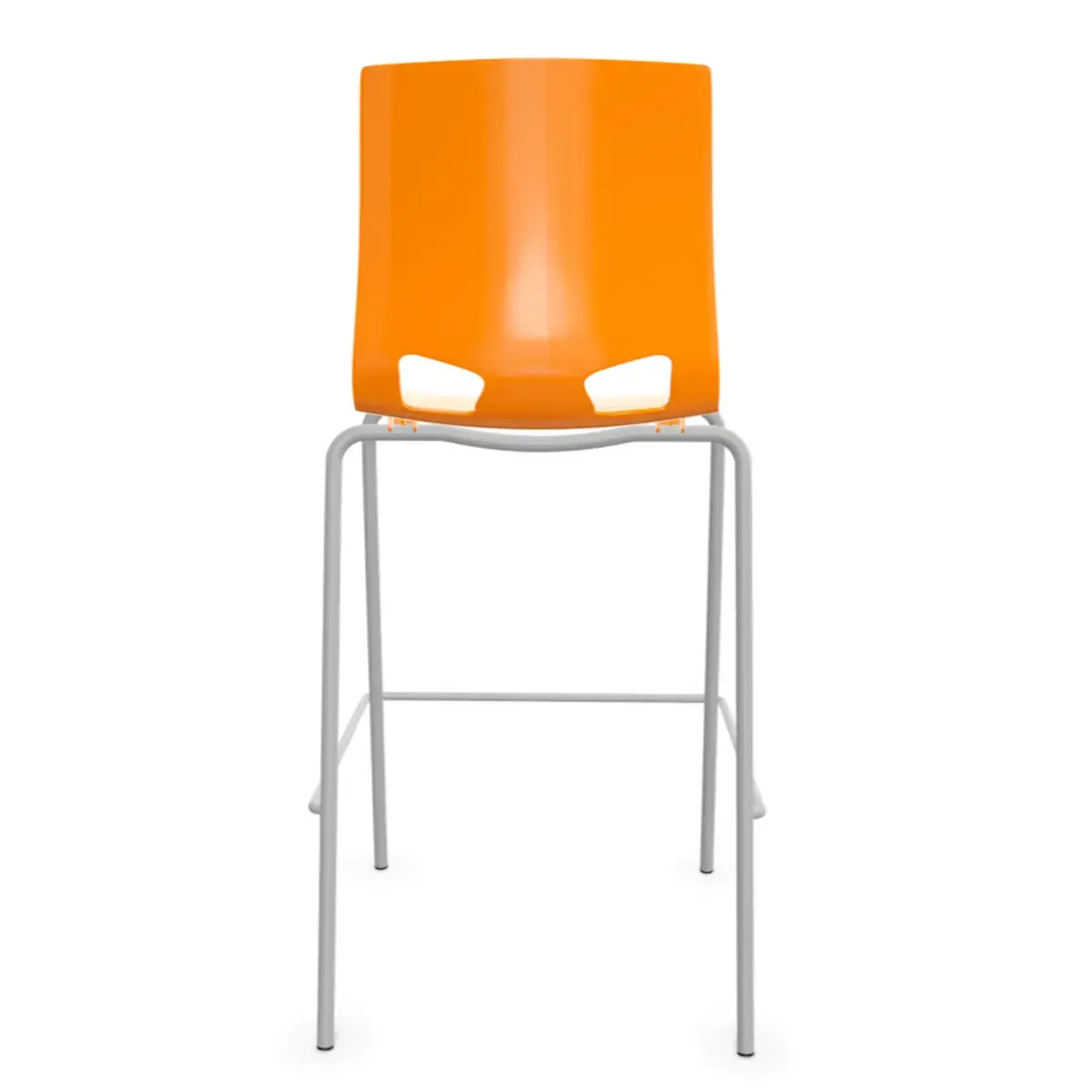 Tabouret haut FONDO HOCKER polypropyl&egrave;ne orange 