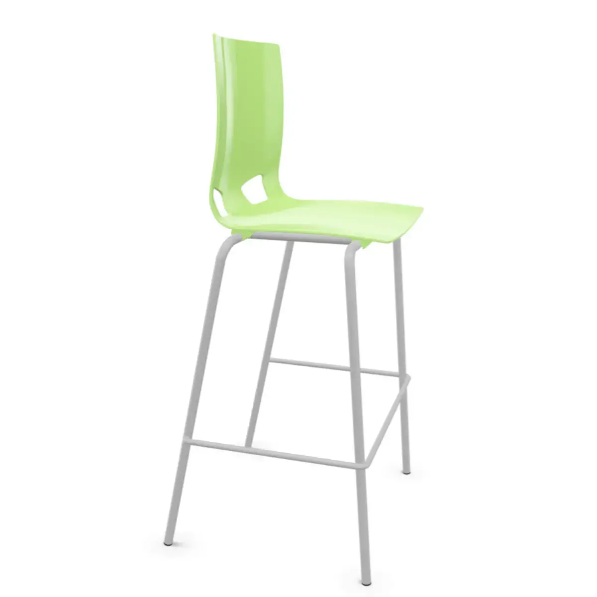 Tabouret haut FONDO HOCKER polypropylène vert