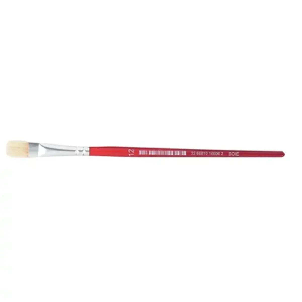 Brosse plate n°12 - OZ - en soie - peinture acrylique et à l'huile