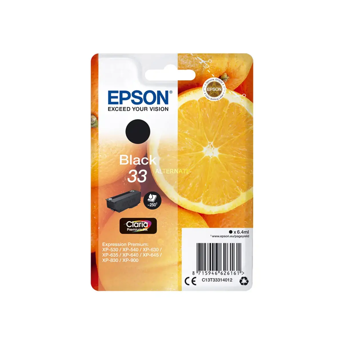 Cartouche 33 Oranges - Noir - Epson 