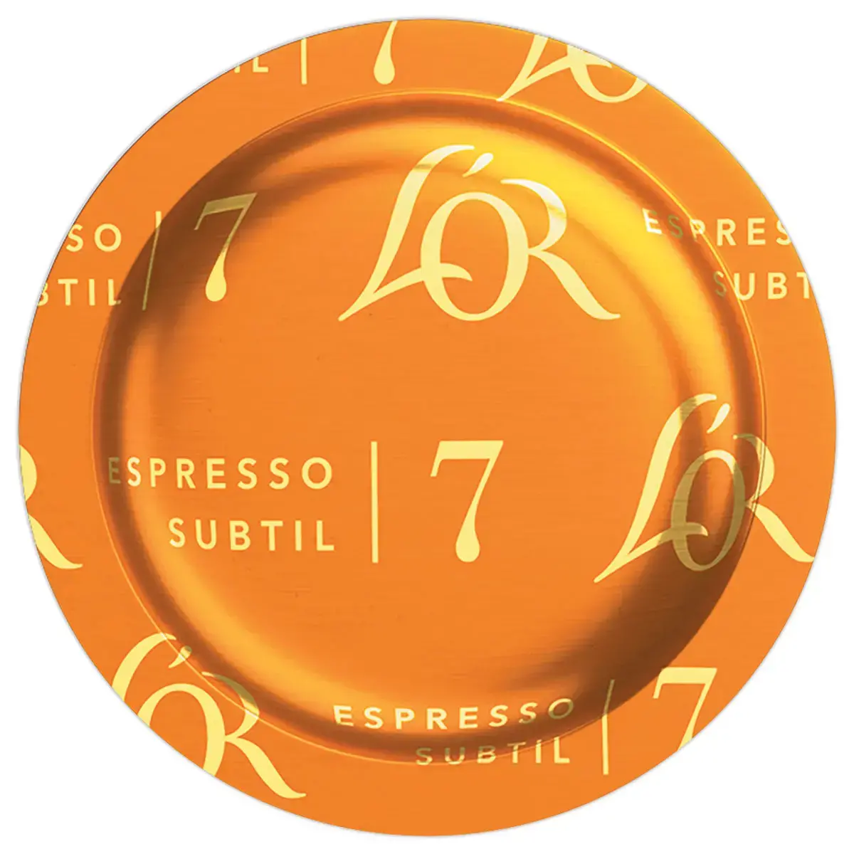 50 Capsules DISC caf&eacute; L'OR Espresso Subtil 