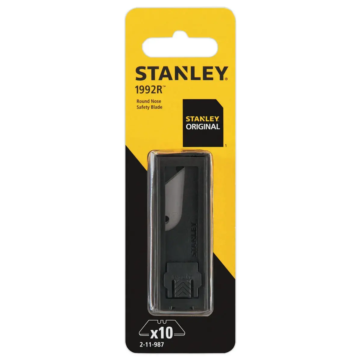 10 Distributeur lames pour cutter STANLEY - Bouts arrondis 