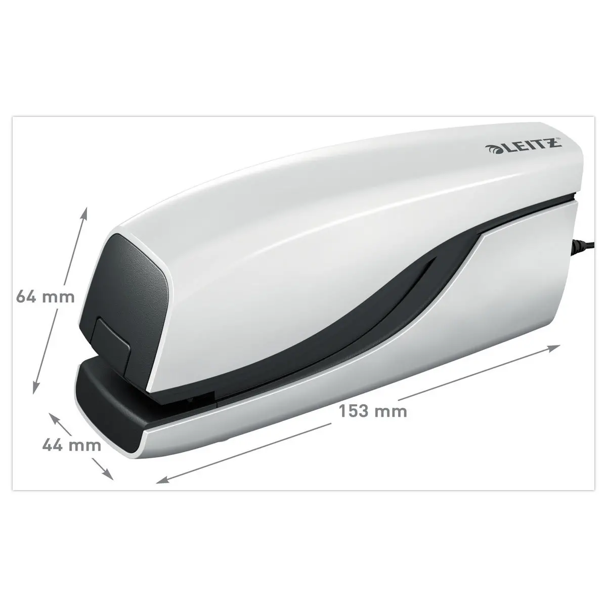 Agrafeuse &eacute;lectrique NeXXt filaire - 20 feuilles - Blanc - LEITZ 