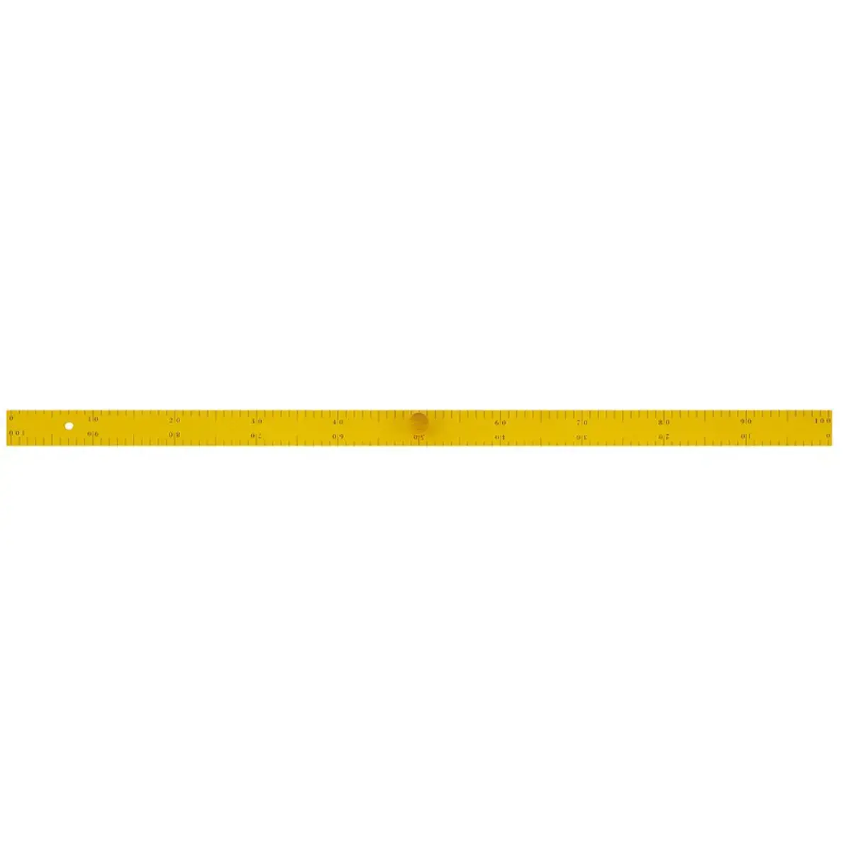 R&egrave;gle gradu&eacute;e plate &agrave; tableau Wonday - 100cm - plastique aimant&eacute; 