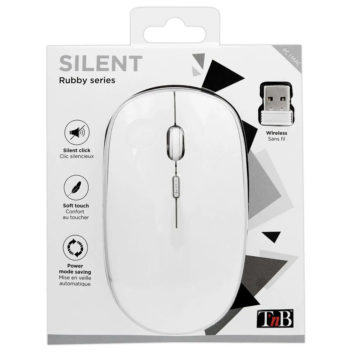 Souris sans fil silencieuse Rubby