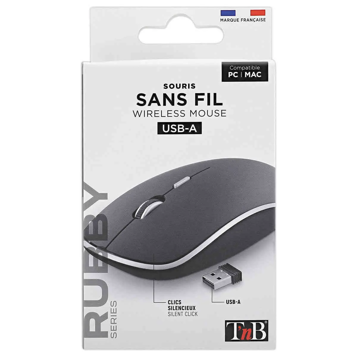 Souris sans fil silencieuse Rubby