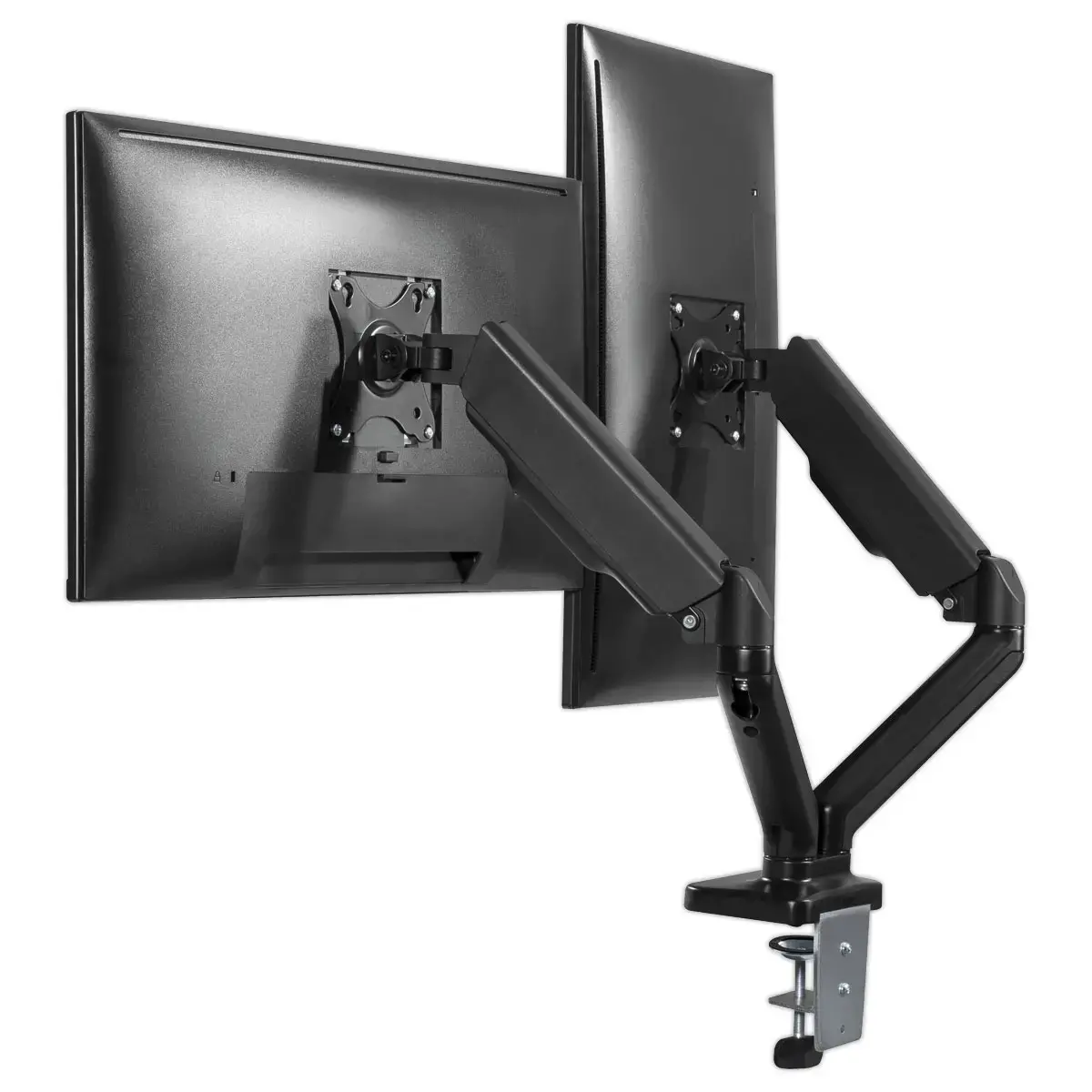 Bras porte-écran double articulé Ergo Line Noir