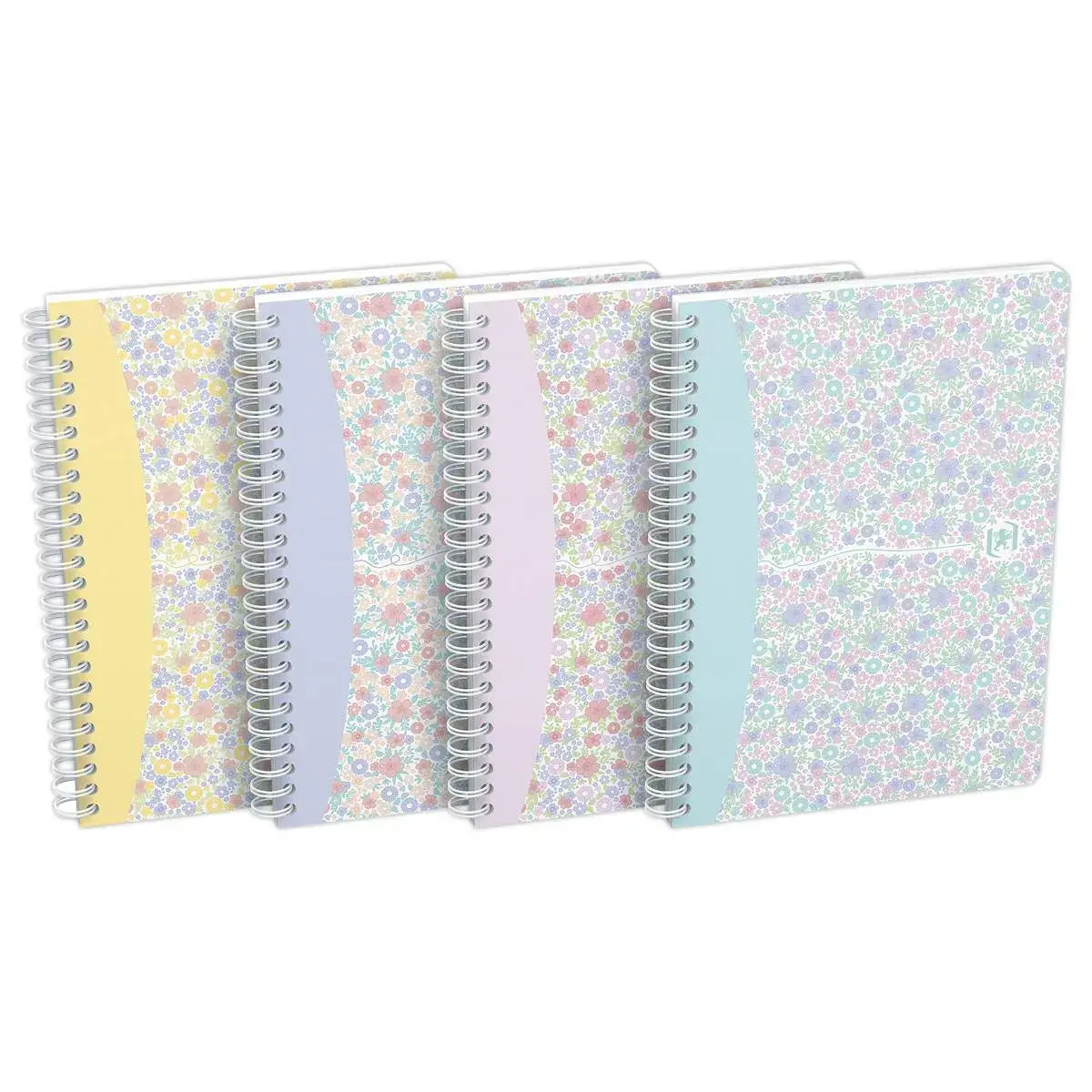 Cahier Flowers 14,8 x 21 cm - 5x5margé -120 pages - OXFORD