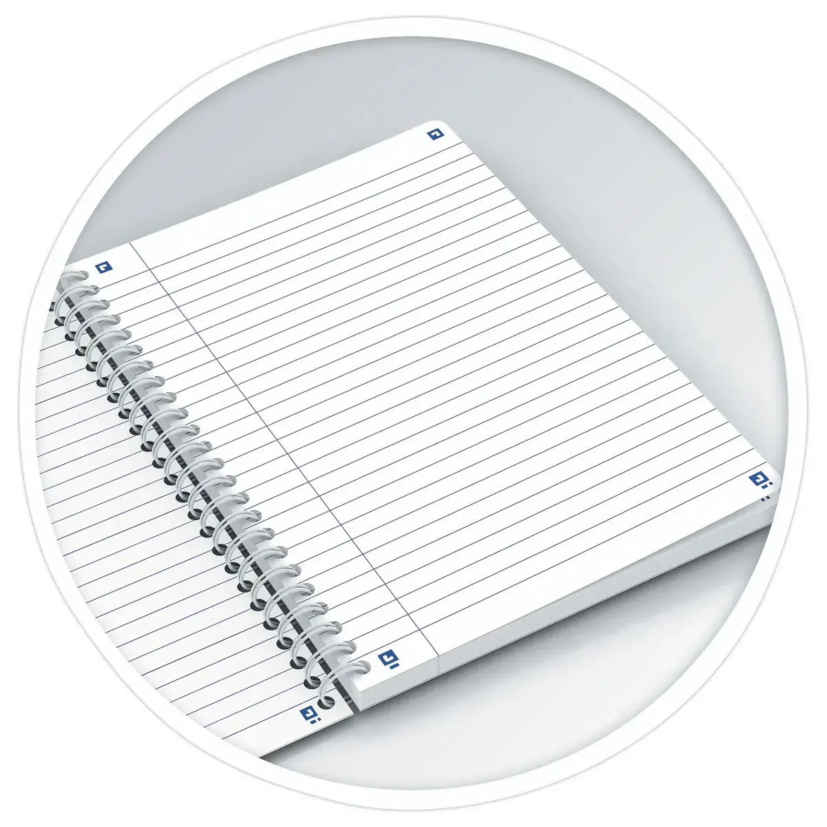 Cahier spirale Flowers - A5 - Lign&eacute; 7mm - 120 pages - Oxford 