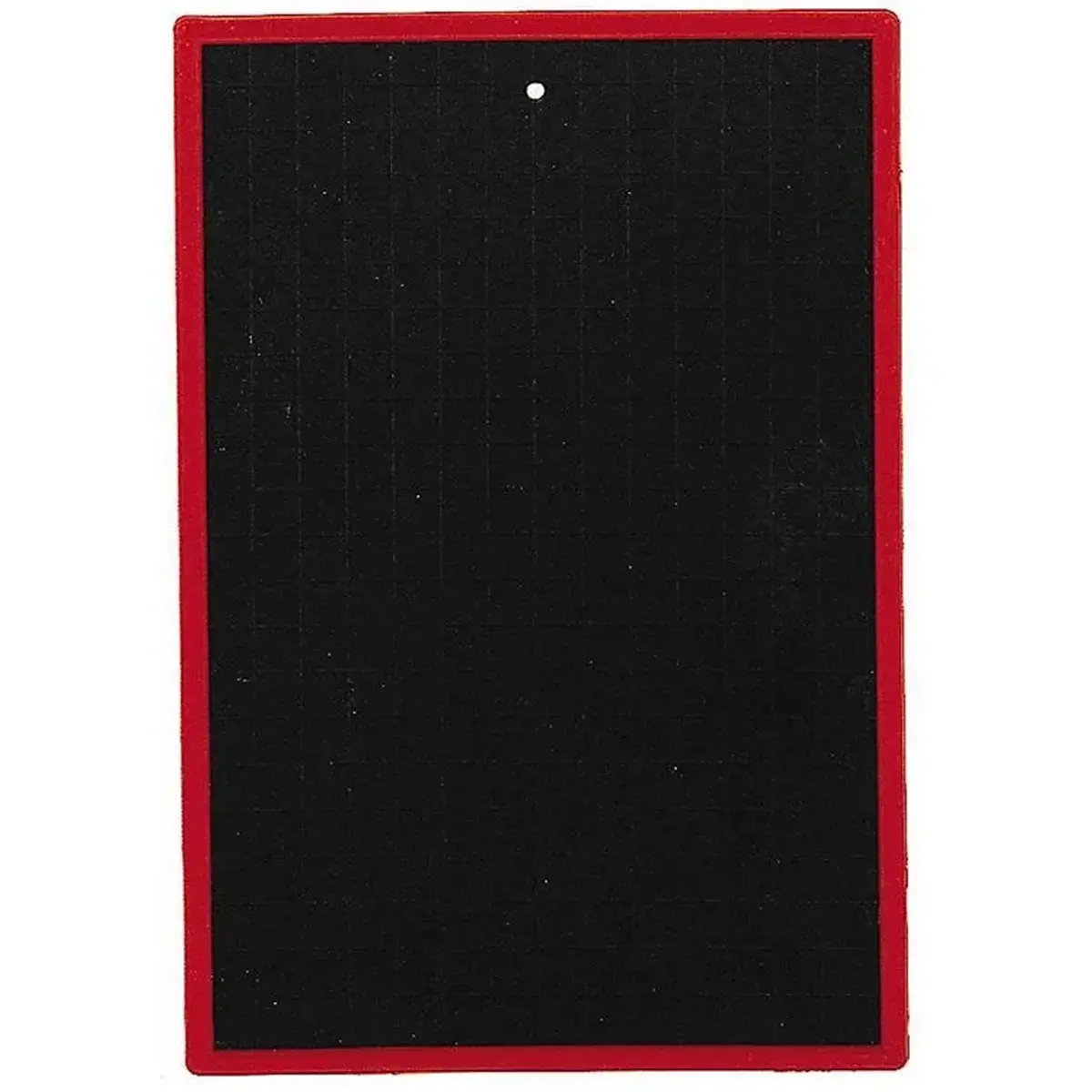Ardoise naturelle - WONDAY - 1 face unie - 1 face 5x5 - bordure en plastique - 17x25 cm