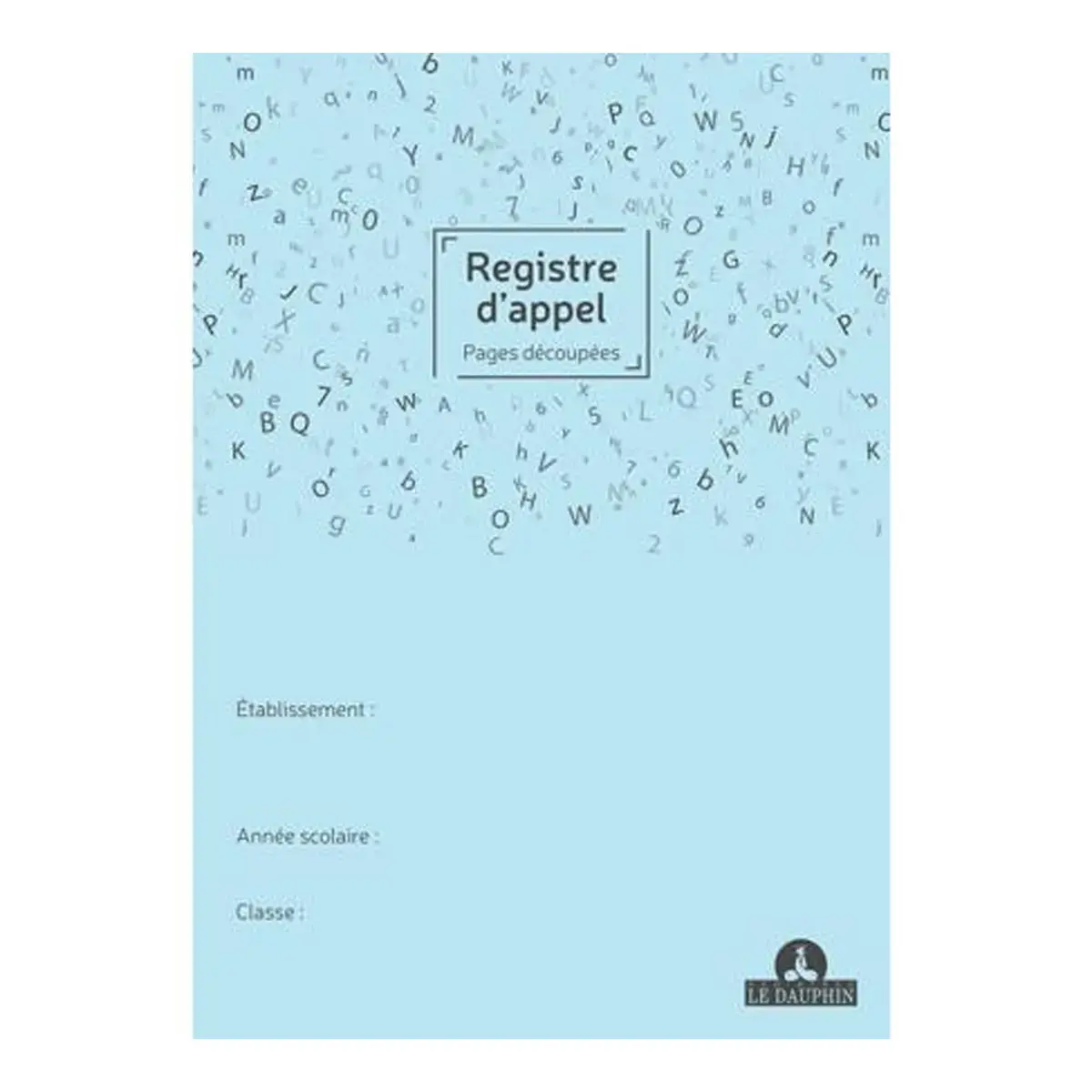 Registre annuel d'appel journalier Clairefontaine - 29,7 x 21 cm - 24 pages découpées - vert