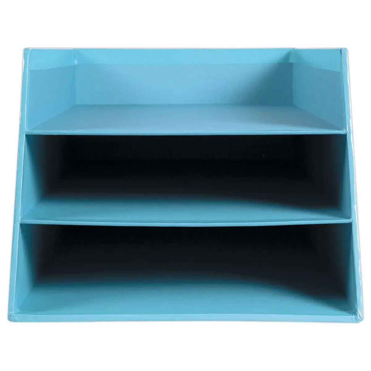 Corbeille &agrave; courrier carton - aquarel bleu clair - EXACOMPTA 
