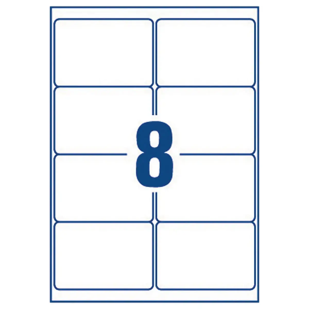 100 Planches d'&eacute;tiquettes 99,1x67,7 mm 800&eacute;tiq/bo&icirc;te 