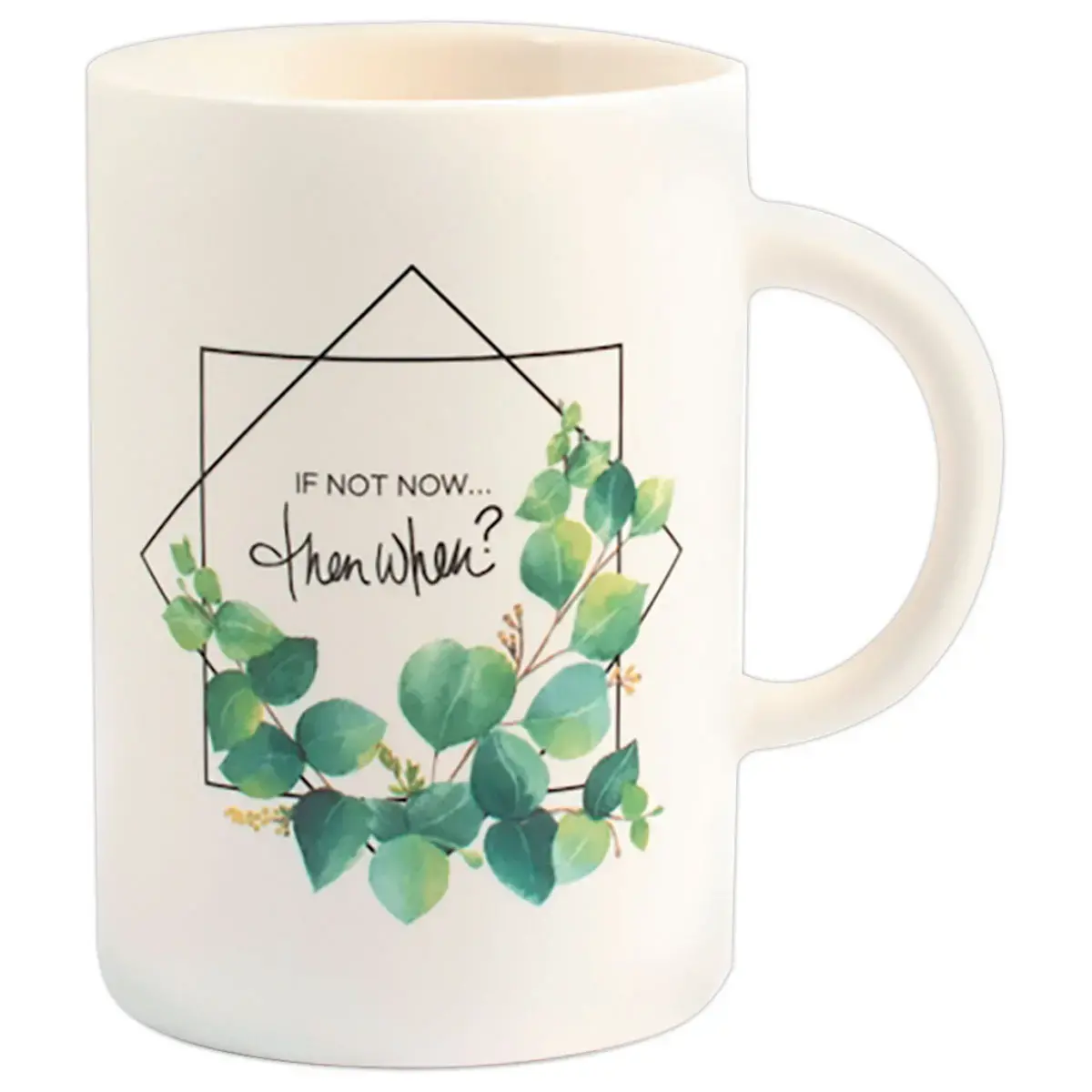 6 Mugs Botanique de 40 cl en porcelaine