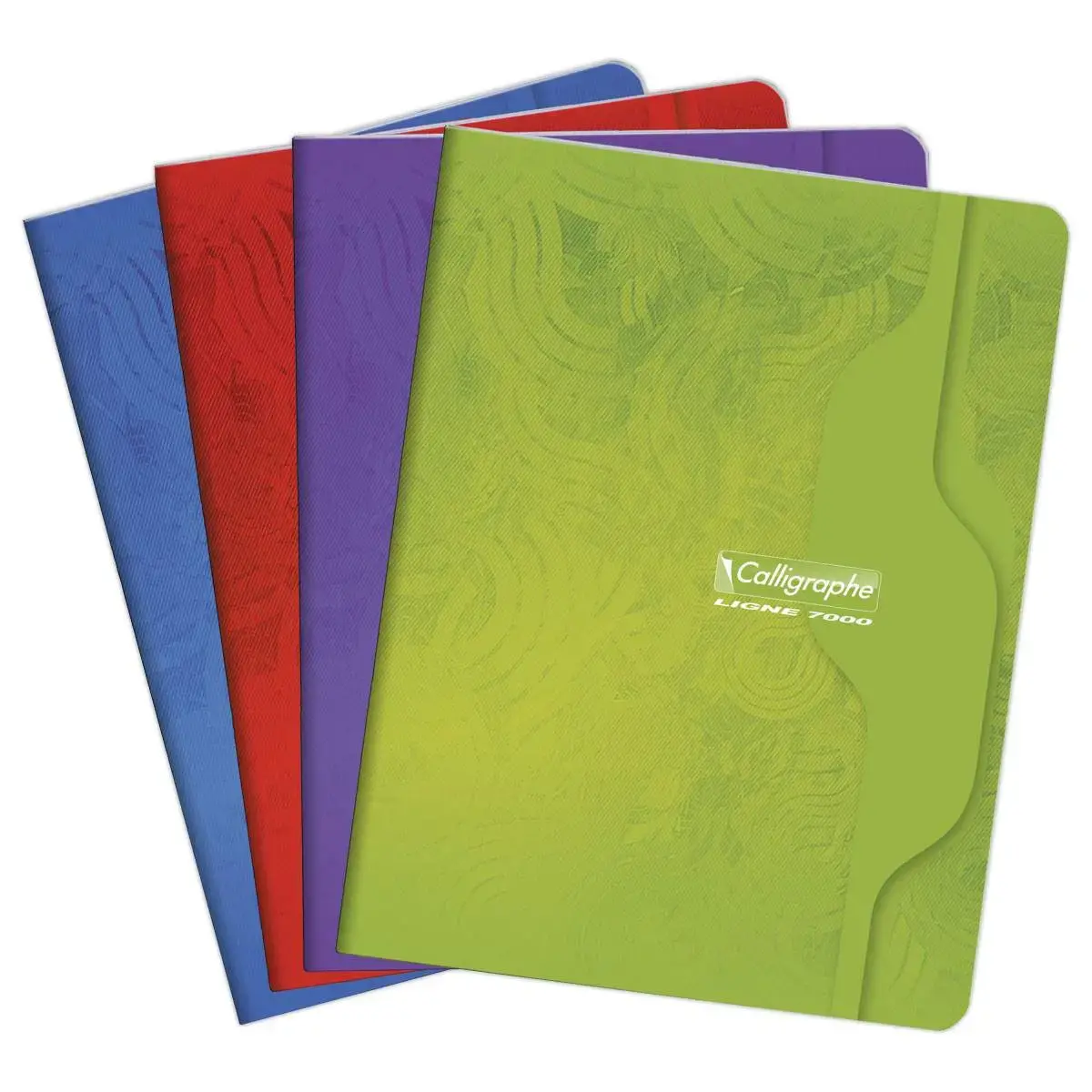Cahier agraf&eacute; Calligraphe 70g, 17x22 cm,5x5,96 pages 