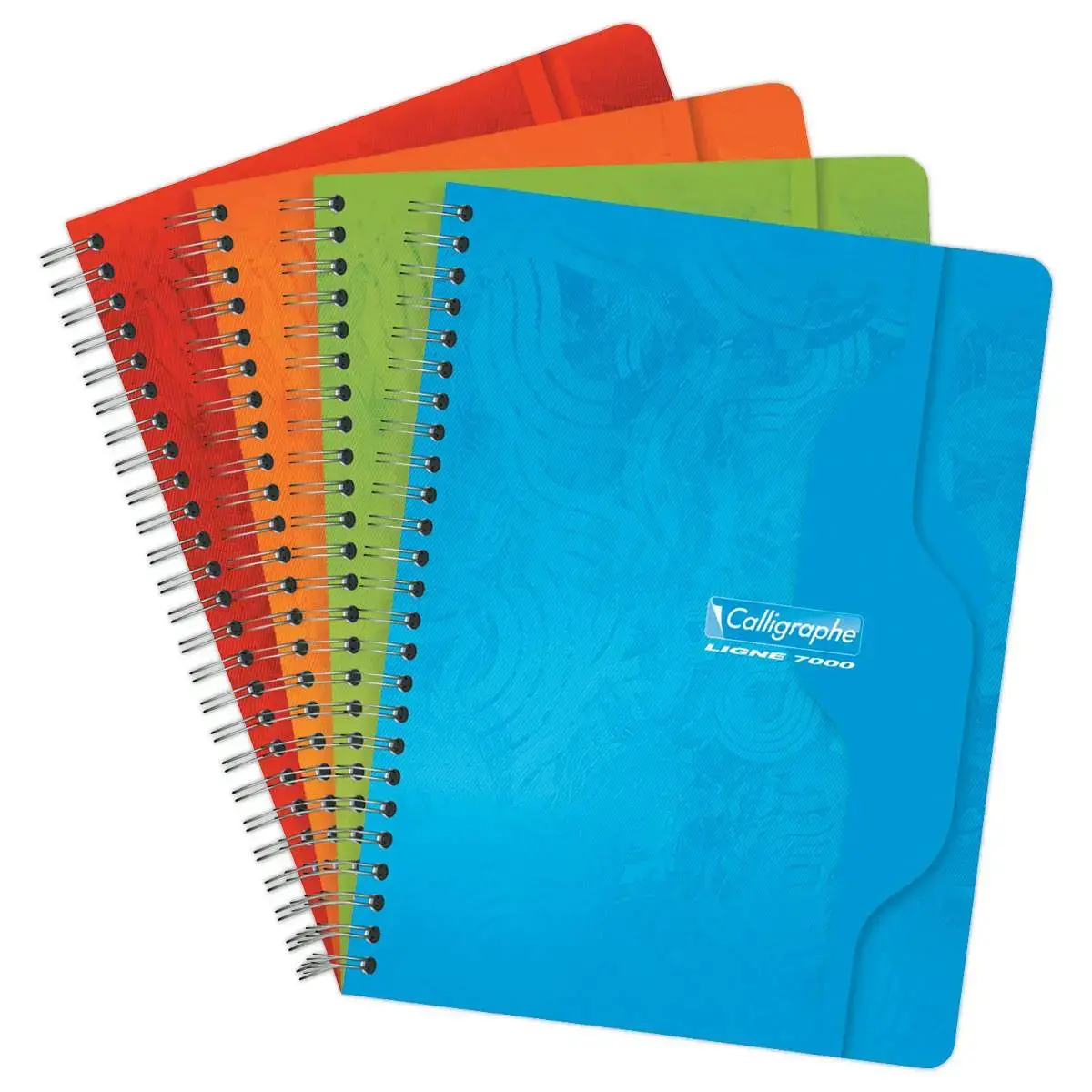 Cahier spirale Calligraphe 70g, 17x22cm, 5x5, 180 pages 