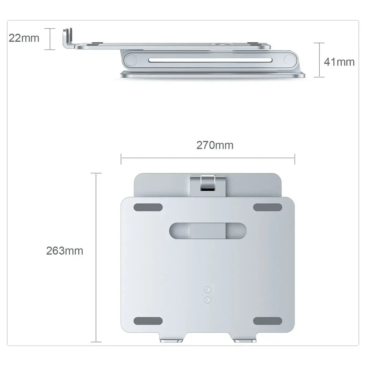Support &agrave; hauteur variable pour ordinateur portable de 11 &agrave; 15,6" 