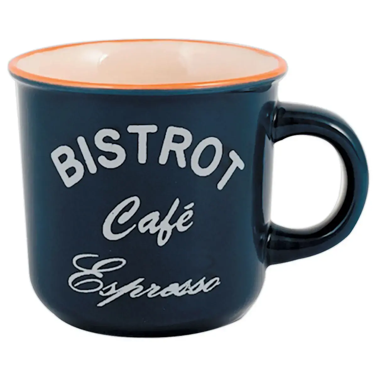 6 Tasses &agrave; caf&eacute; gr&egrave;s 12 cl - coloris assortis 