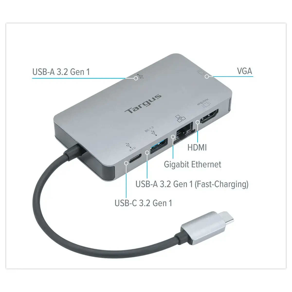 Station d'accueil USB-C - 5 ports - TARGUS