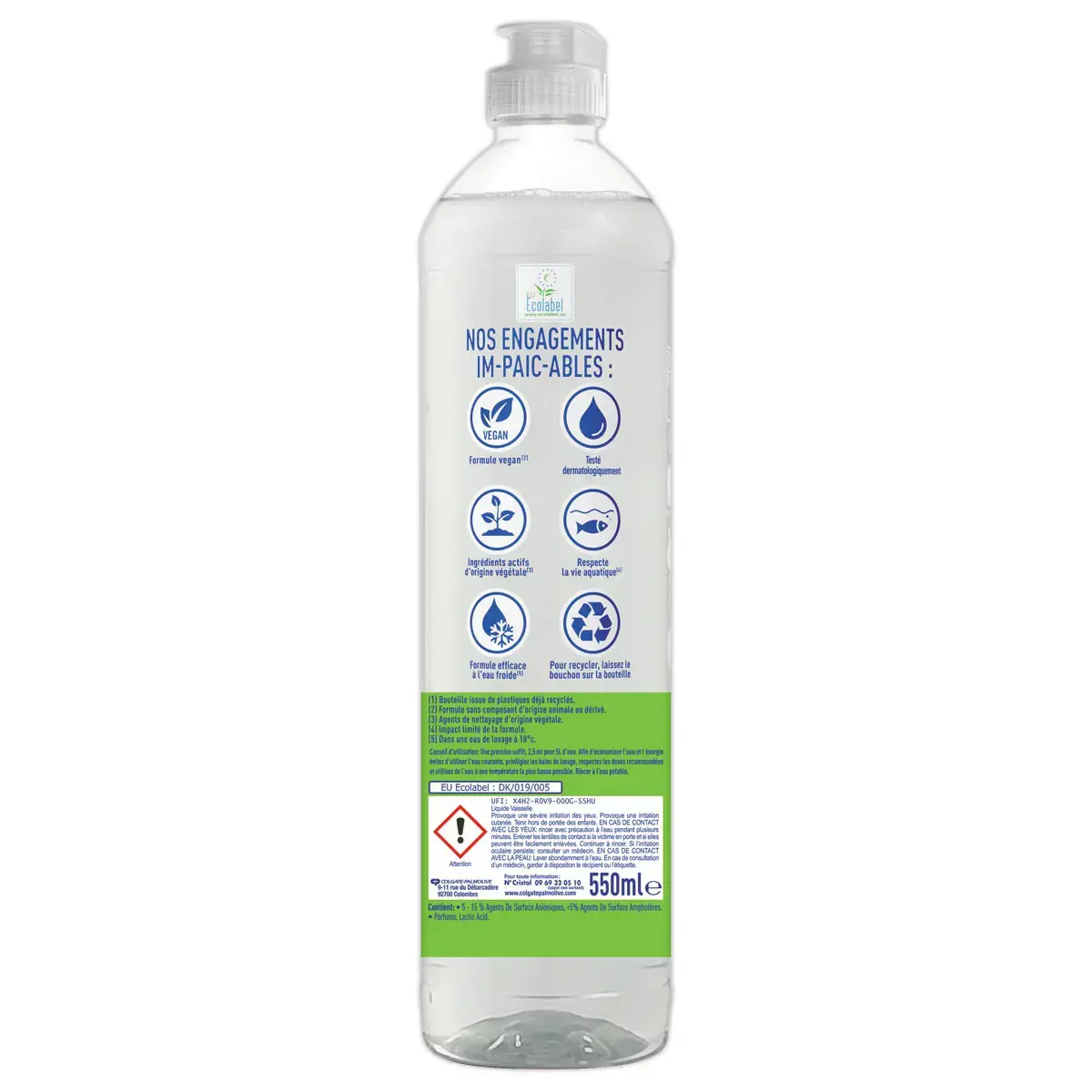 LIQUIDE VAISSELLE PAIC EUCALYPTUS