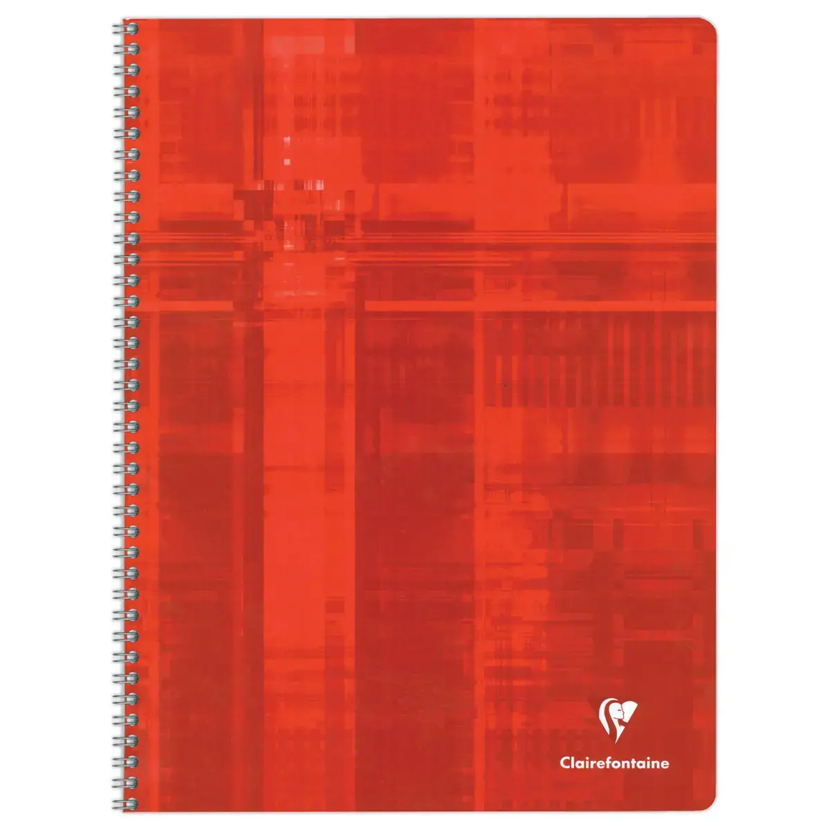 Cahier spirale Clairefontaine 90g, 24x32,180 pages, Seyès