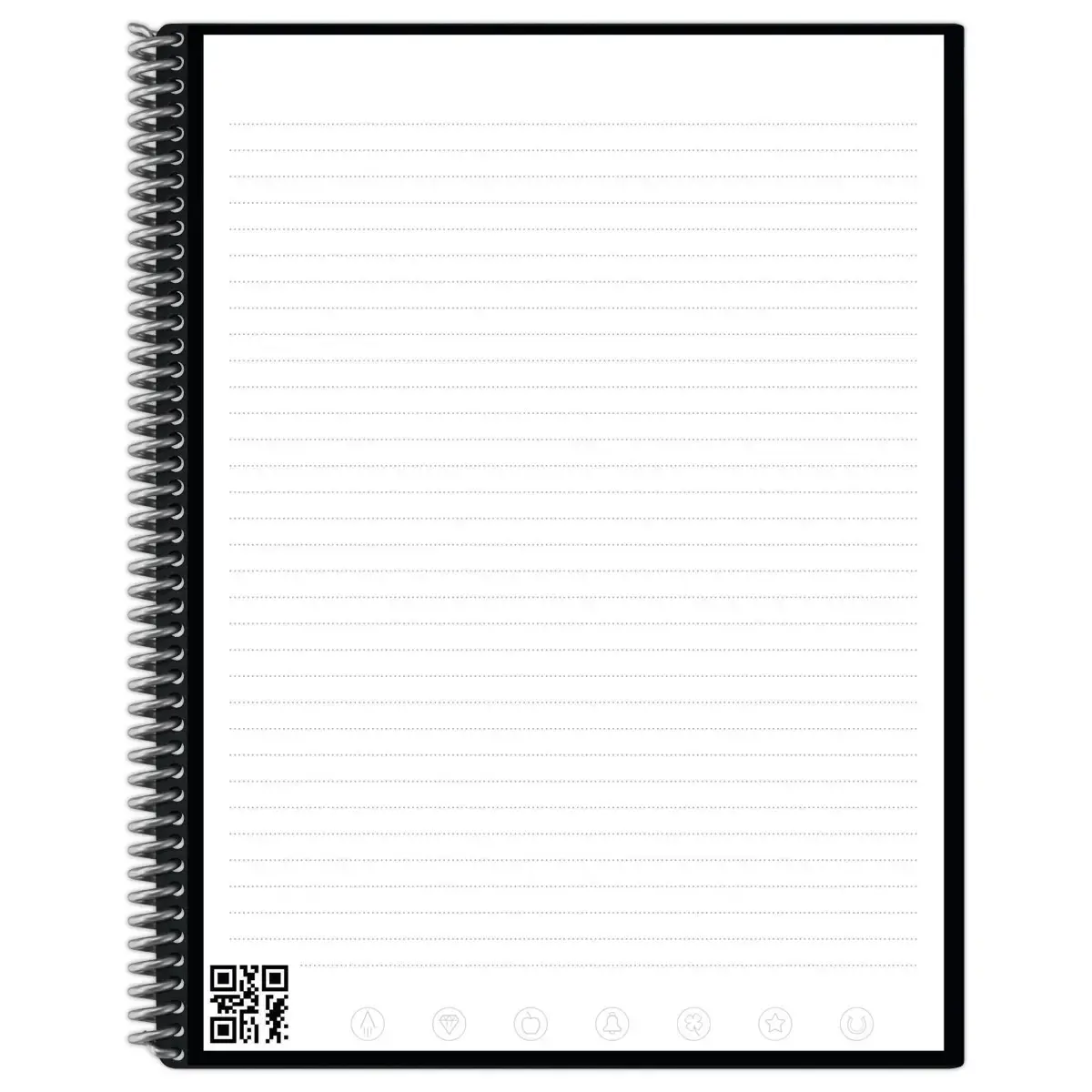 Cahier connecté et réutilisable à l'infini Rocketbook Core Executive - A5 - Bleu foncé - 36 pages - ROCKETBOOK