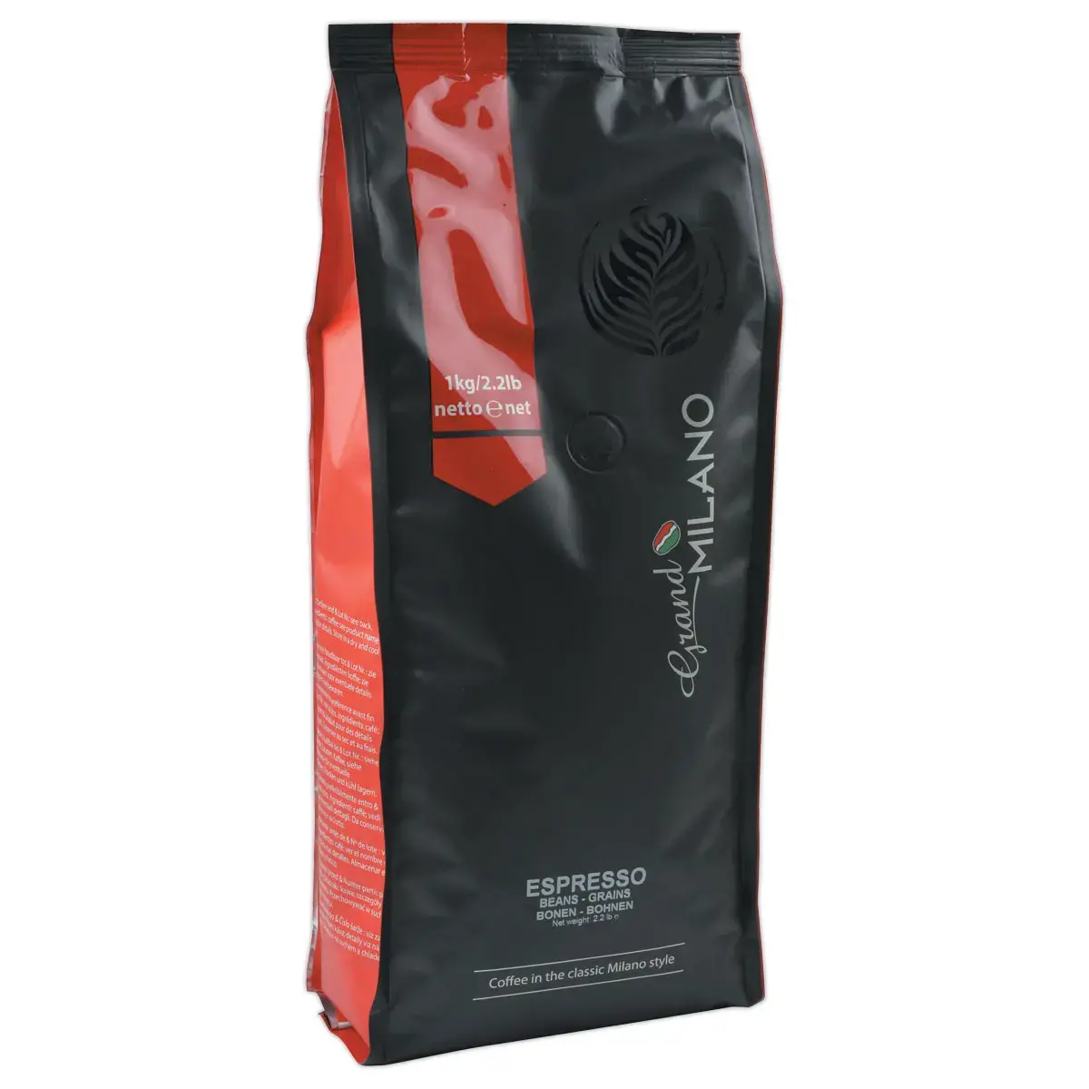 Caf&eacute; en grains Grand Milano - Intensit&eacute; 10 - 1 kg - MIKO 