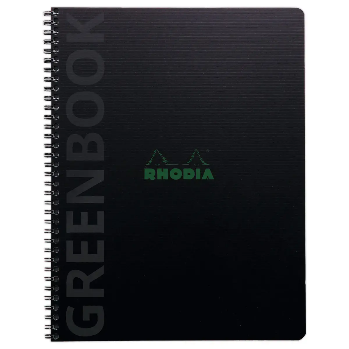 Cahier polypropylène recyclé - 160 pages- A4+ 5x5 - Noir - RHODIA