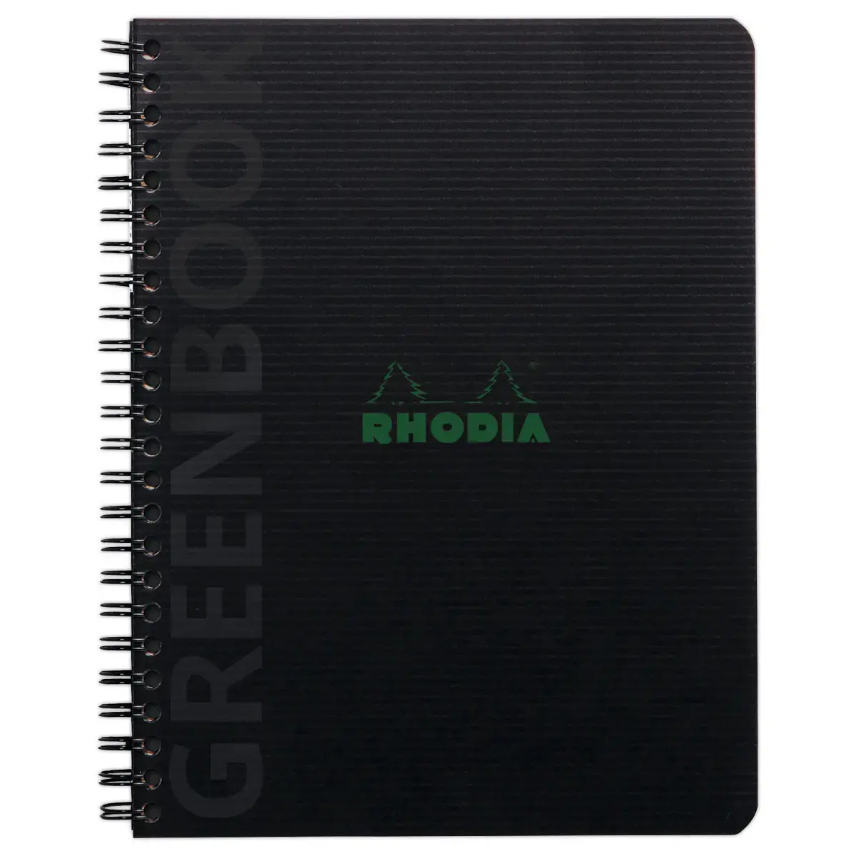 Cahier Rhodia polypropylène recyclé - 160 pages A5+ - Noir - RHODIA