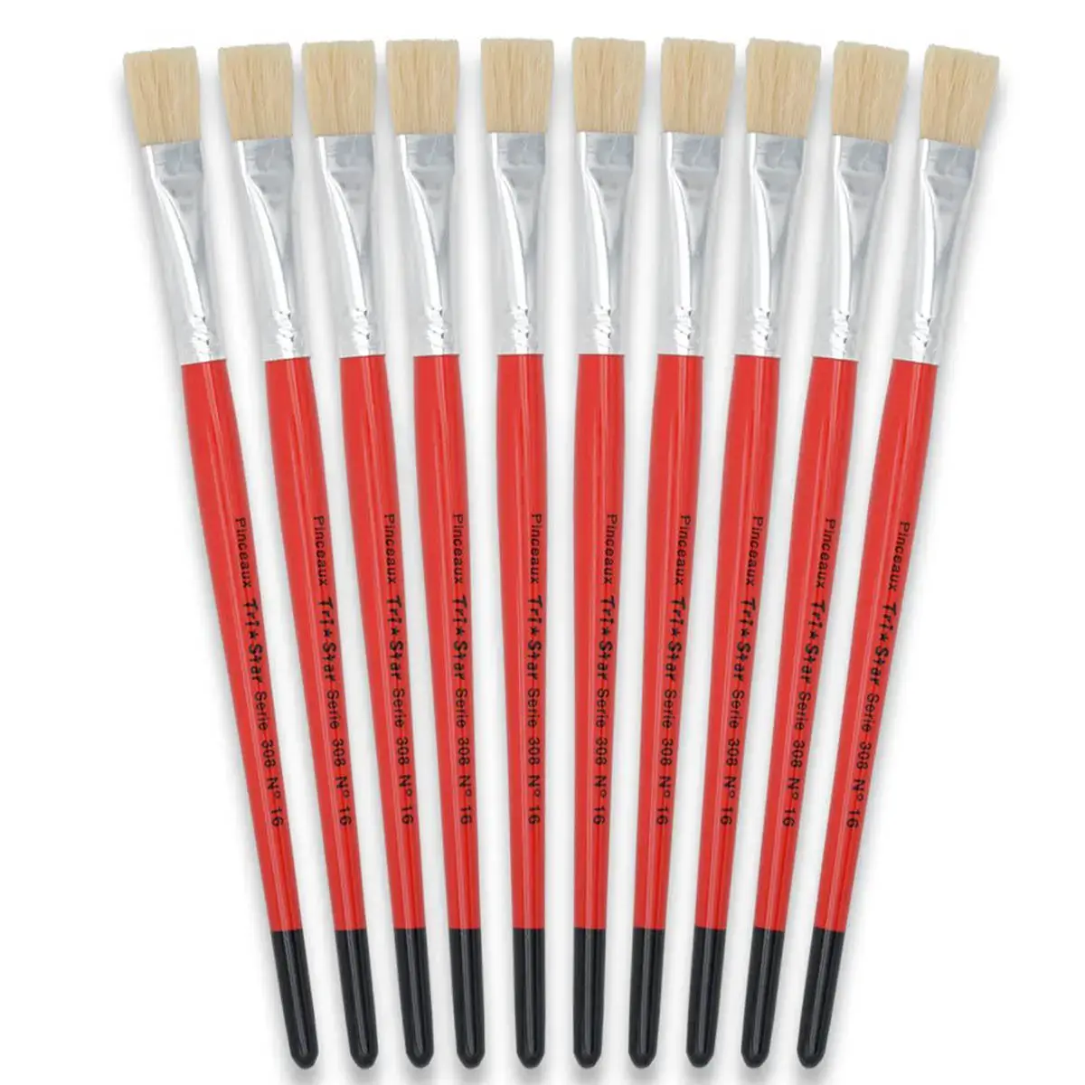Brosse plate n°16 - OZ - en soie - peinture acrylique et à l'huile
