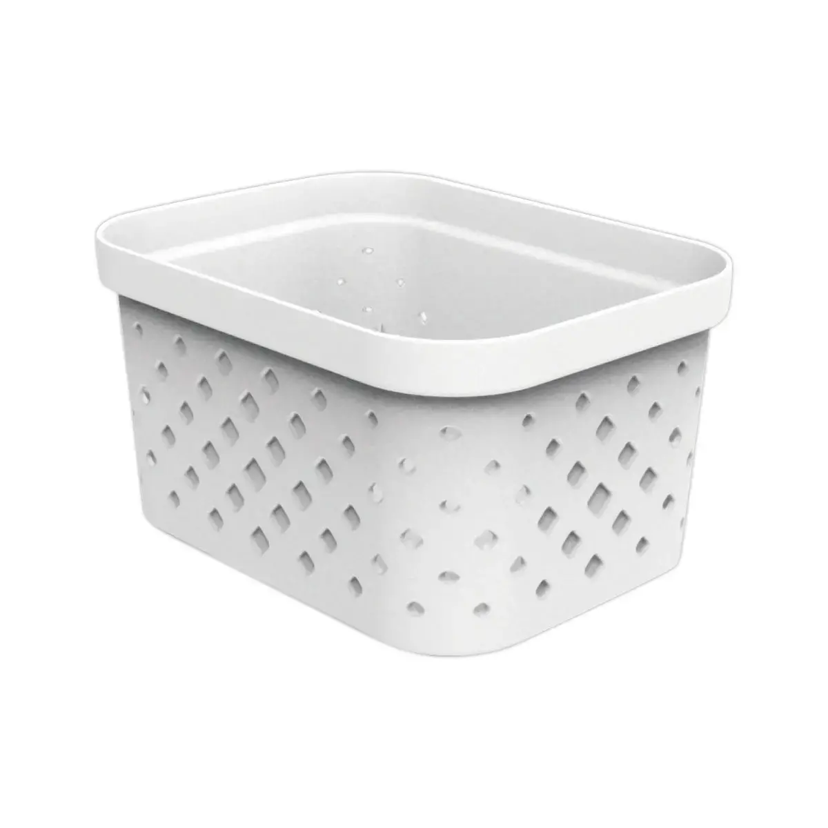 Panier de rangement Pixel 1.5L gris clair SUNDIS