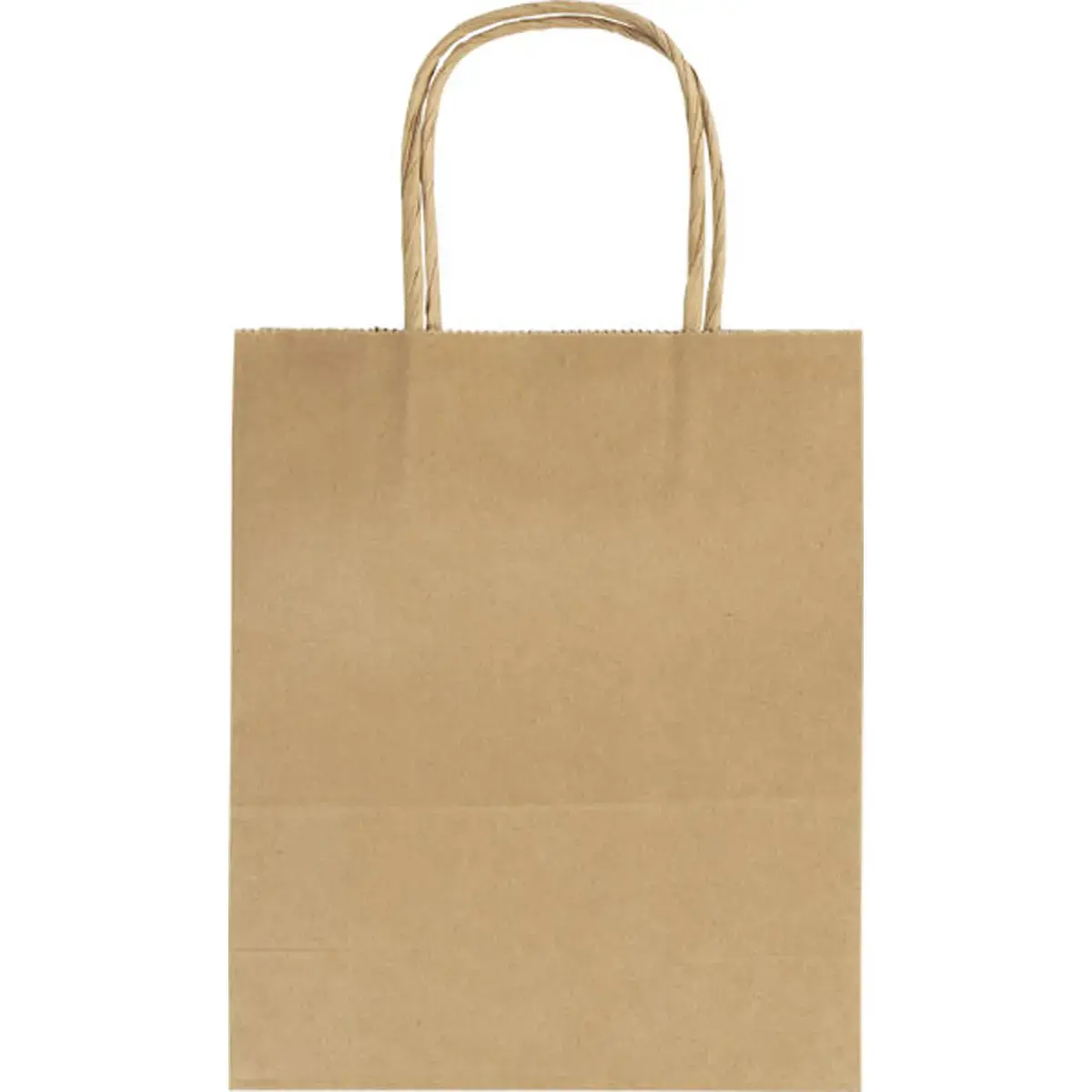 Sac en papier kraft 125 g Folia - 18 x21 x8 cm - kraft - lot de 20