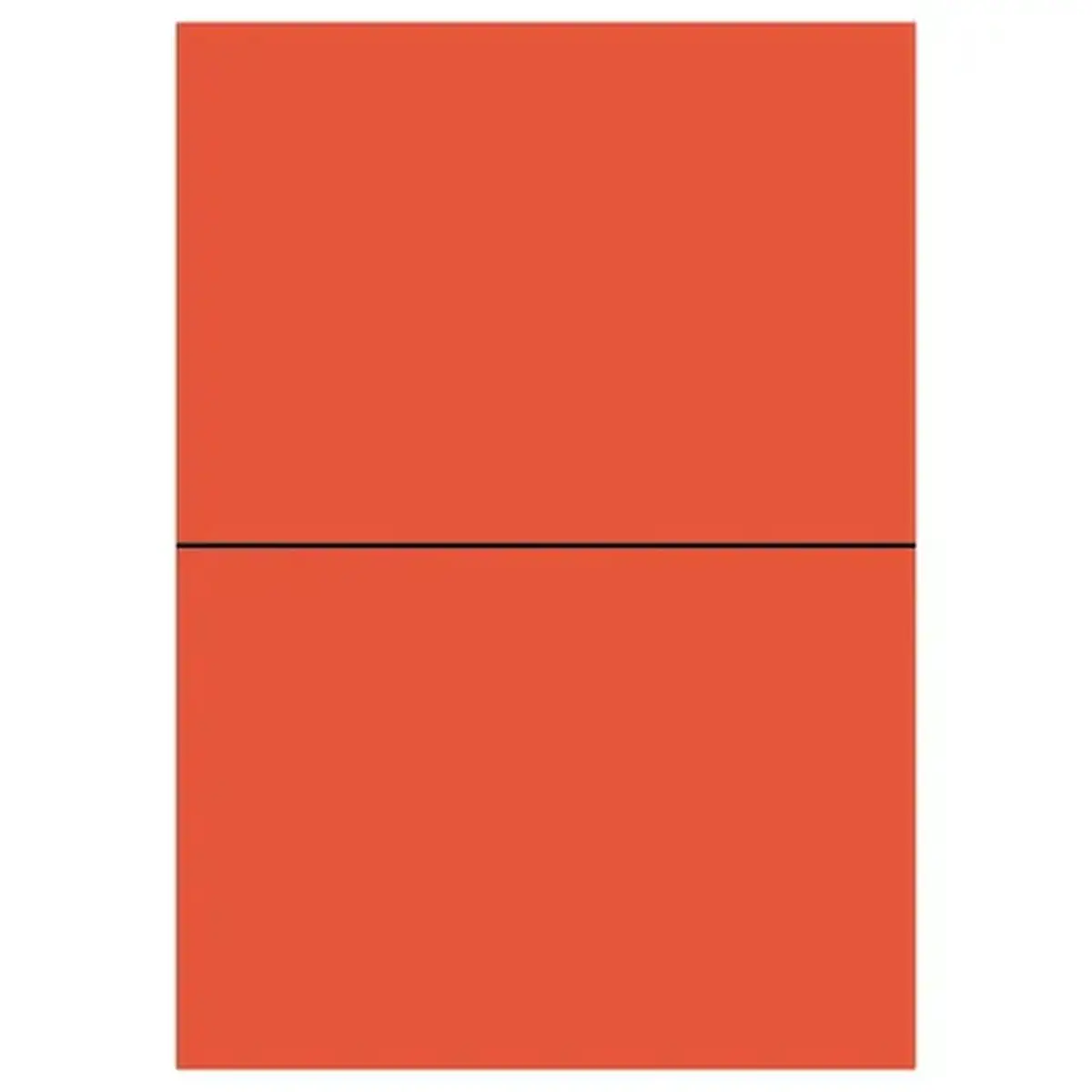 100 Planches d'&eacute;tiquettes L210xH148,5 mm 200 &eacute;tiq/ bo&icirc;te, rouge vif 