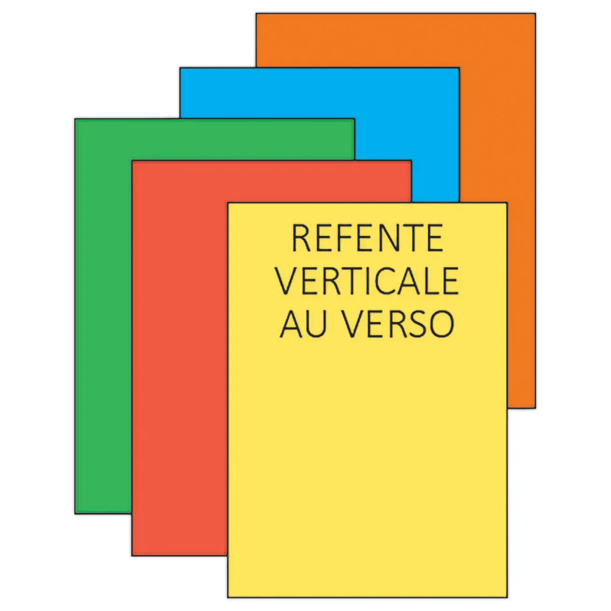 100 Planches d'étiquettes L210xH297 mm 100étiq/ boîte, vert vif