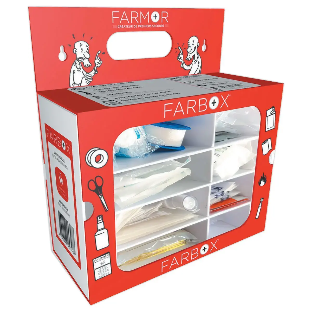 Ensemble de secours universelle 10/20 pers FARMOR