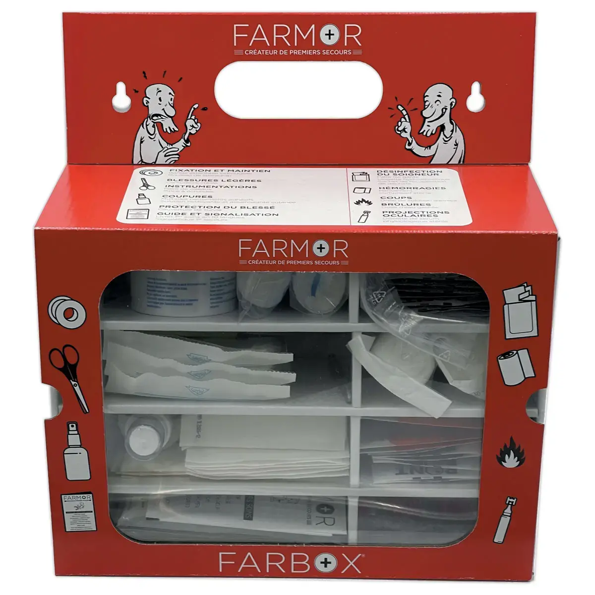 Ensemble de secours universelle 10/20 pers FARMOR
