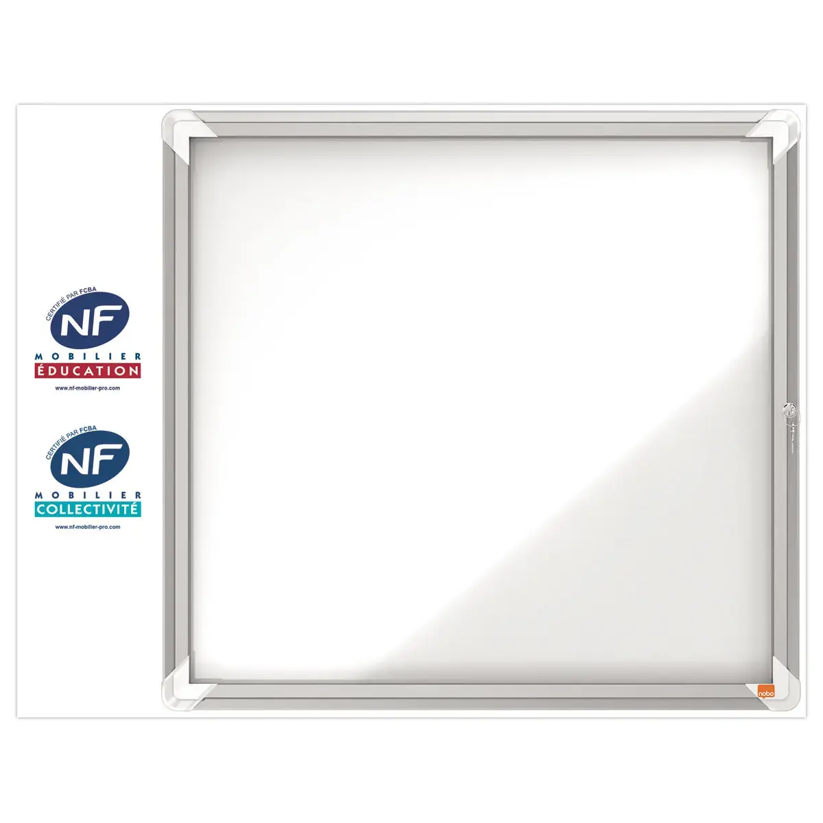 Vitrine d'intérieur magnétique Premium Plus - 6 x A4 - NOBO