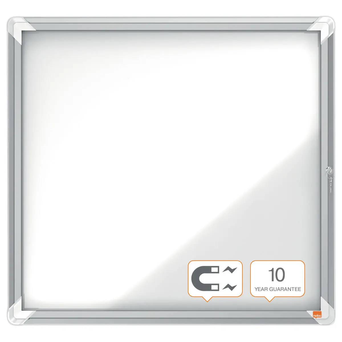 Vitrine d'intérieur magnétique Premium Plus - 6 x A4 - NOBO