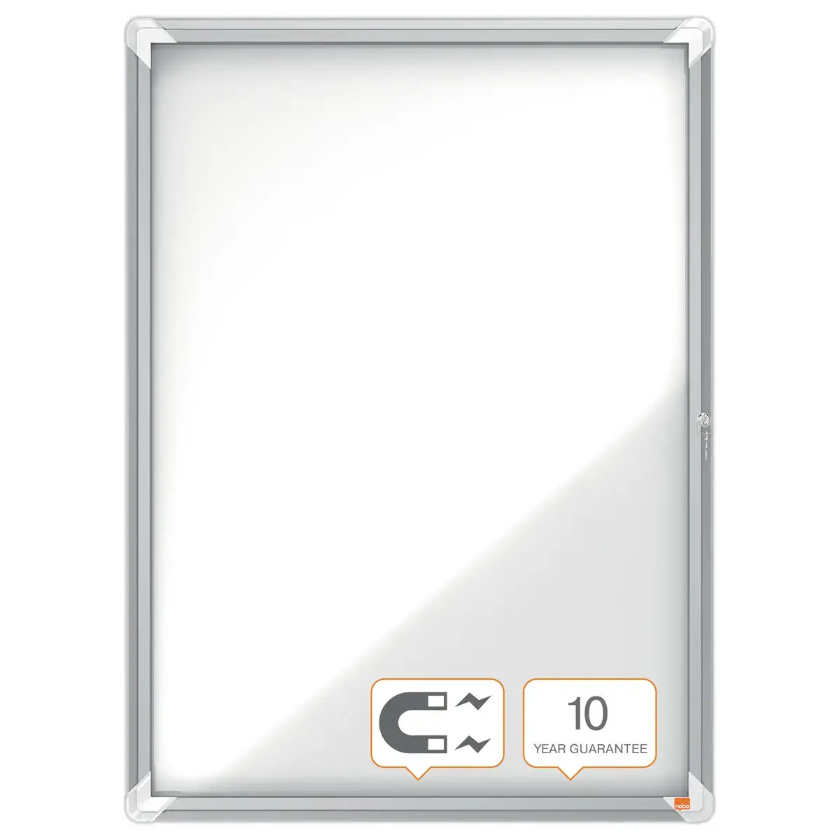 Vitrine d'int&eacute;rieur magn&eacute;tique Premium Plus - 9 x A4 - NOBO 