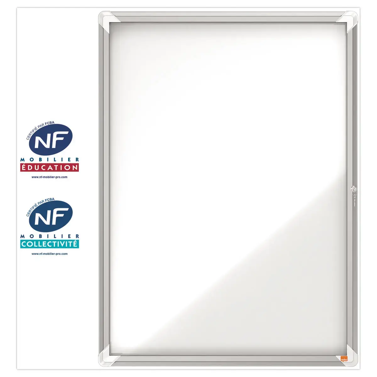 Vitrine d'int&eacute;rieur magn&eacute;tique Premium Plus - 9 x A4 - NOBO 
