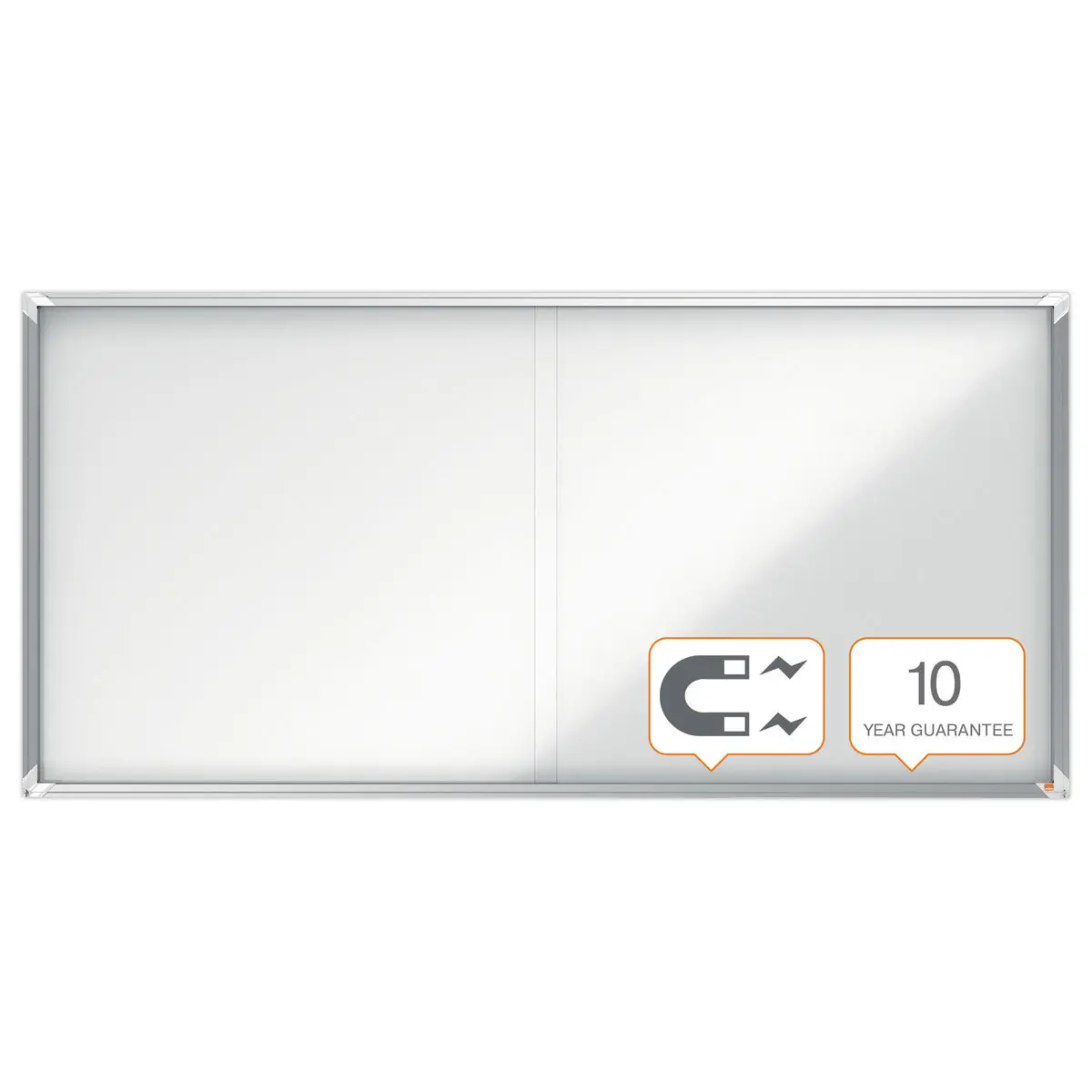 Vitrine d'int&eacute;rieur magn&eacute;tique Premium Plus - 27 x A4 - NOBO 