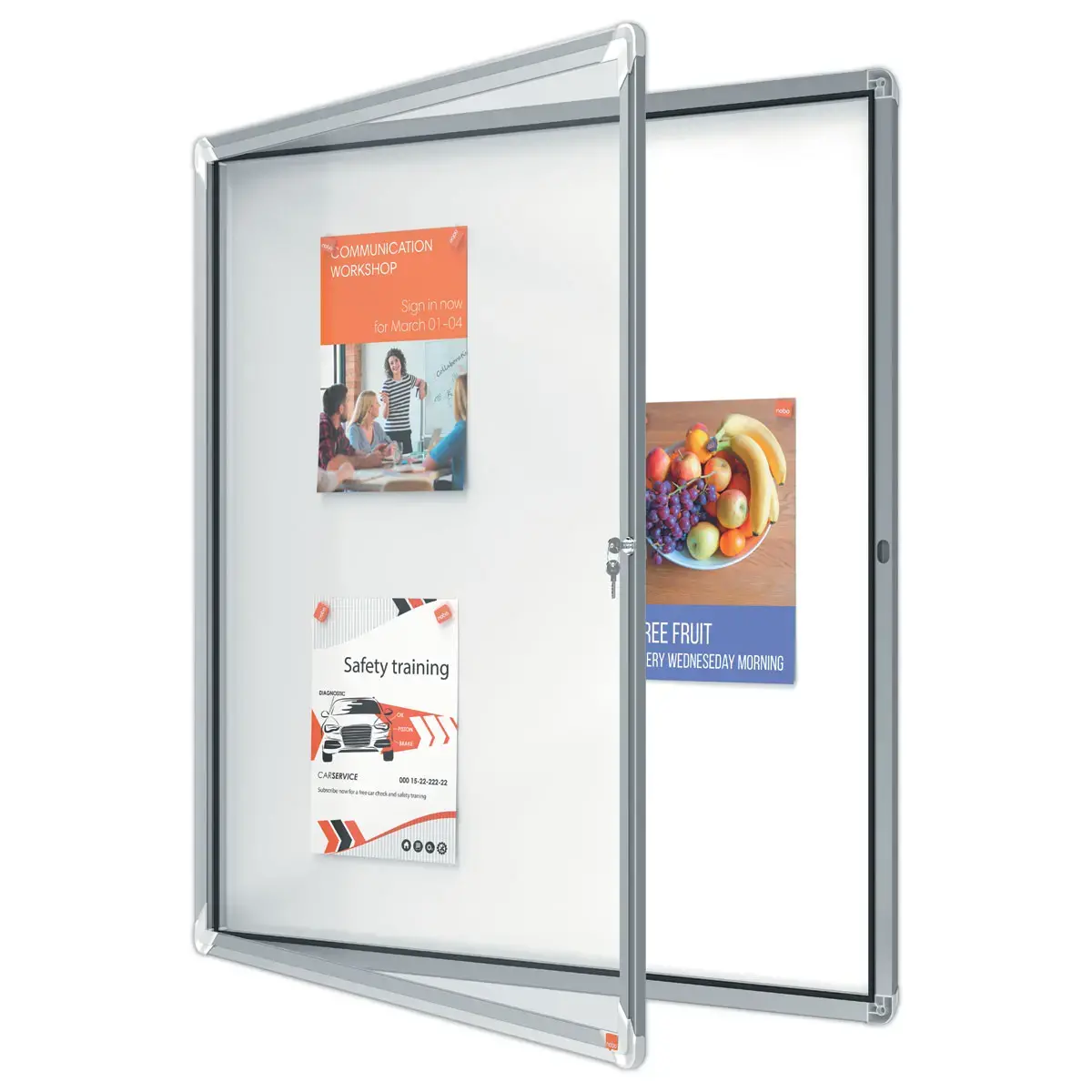 Vitrine d'extérieur magnétique Premium Plus -12 x A4 - NOBO