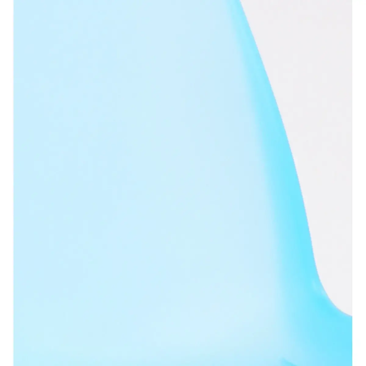 Chaise Charlotte translucide bleu 