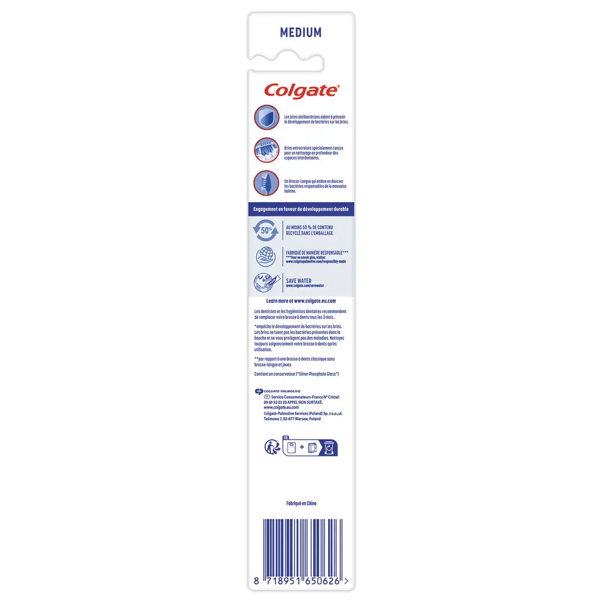 Brosse à dents Colgate Zig Zag Medium