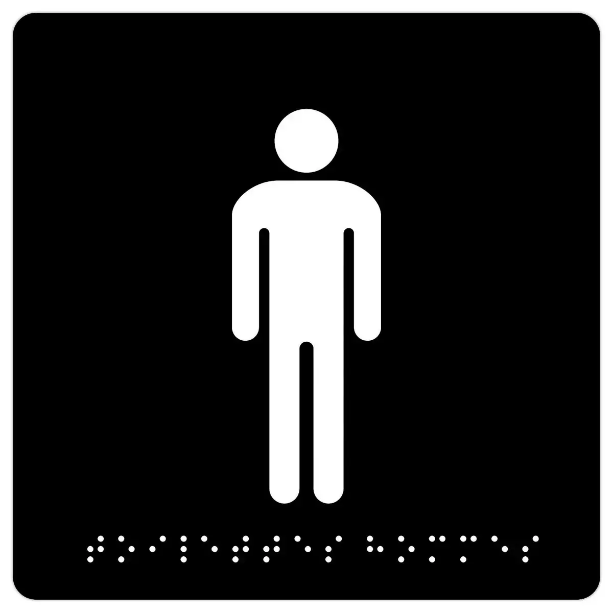Plaque de signalisation – Hommes – Pavo