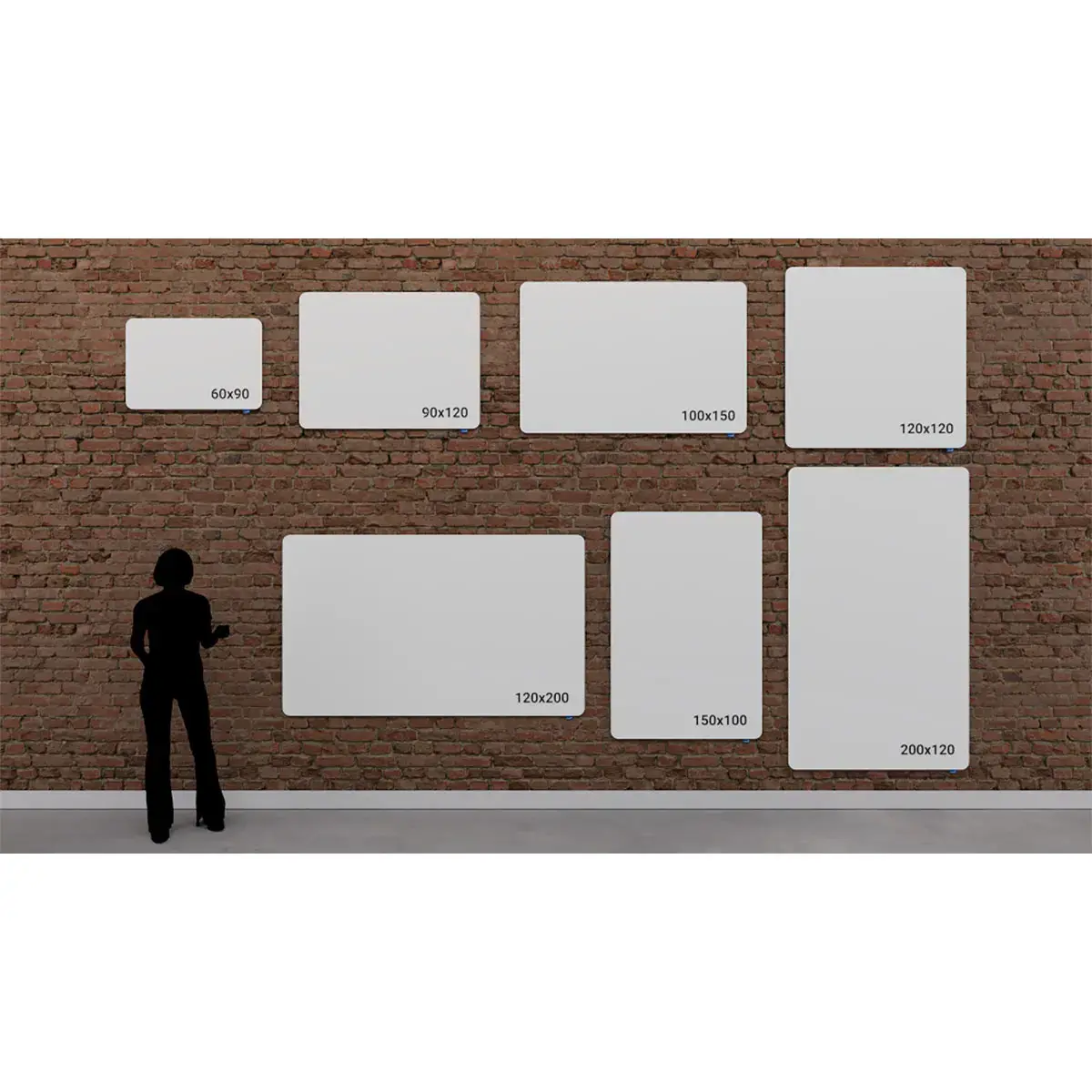 Tableau blanc vertical sans cadre ESSENCE - Surface &eacute;maill&eacute;e - 150 x 100 cm - Legamaster 