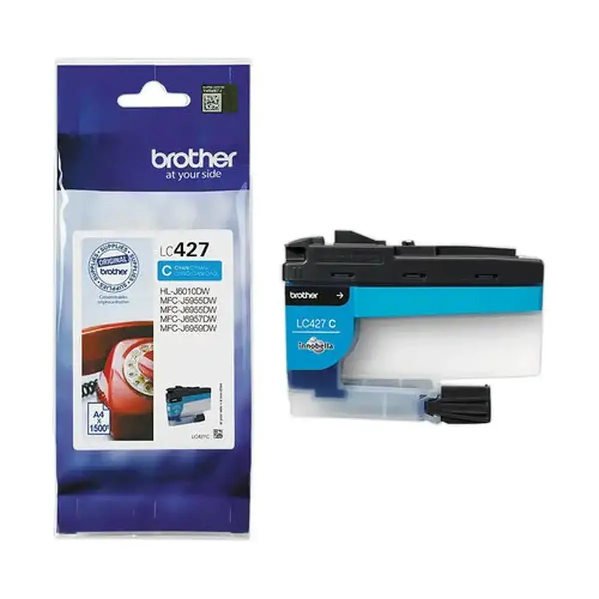 Cartouche JE BROTHER LC427C Cyan 