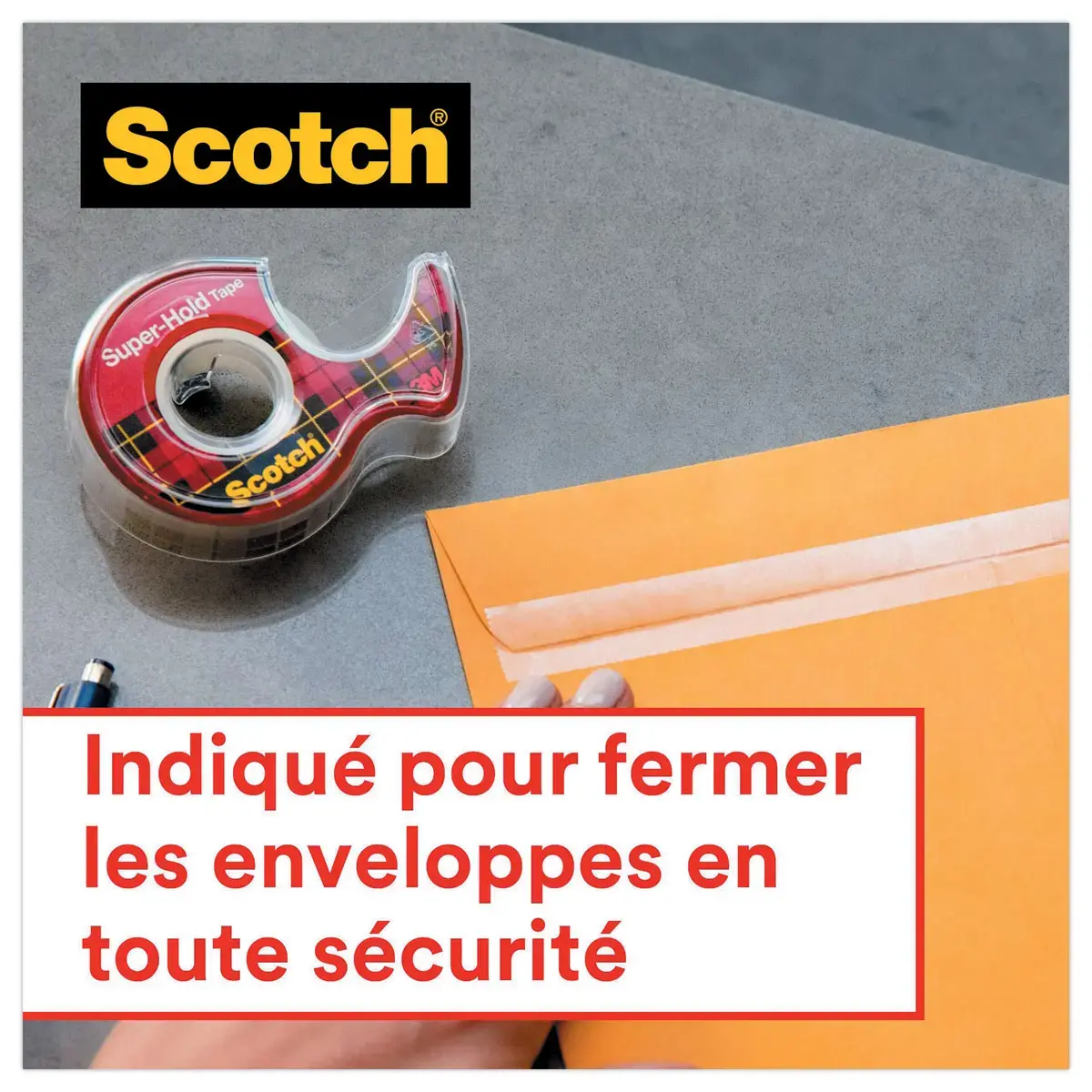 Ruban adh&eacute;sif Super hold &ndash; Tr&egrave;s r&eacute;sistant &ndash; 19 mm x 25,4 m &ndash; SCOTCH 