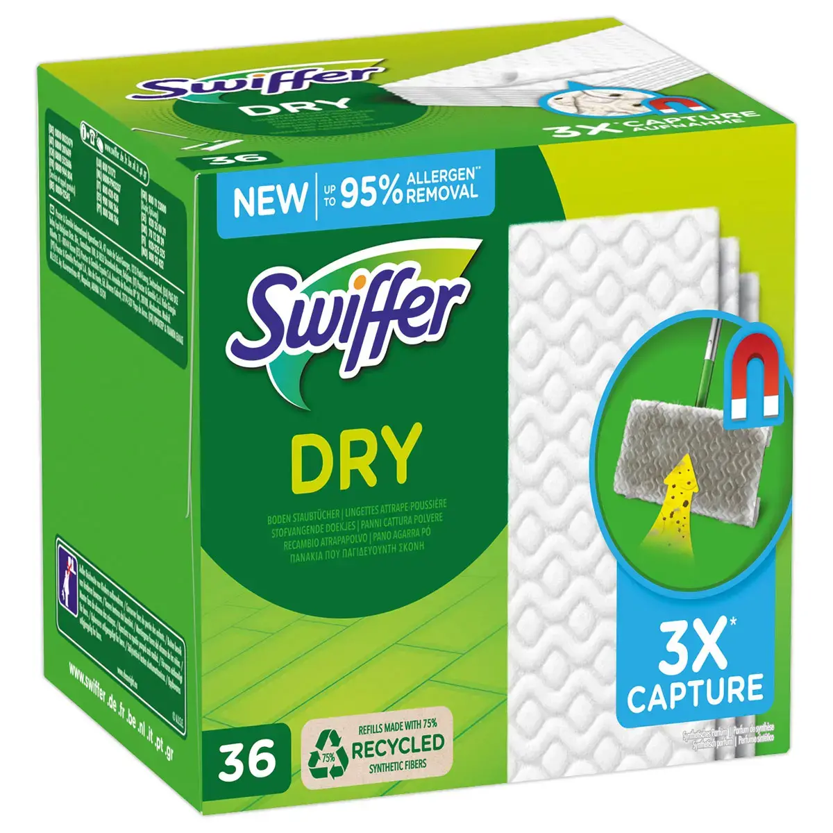 Lingettes balai Swiffer x36